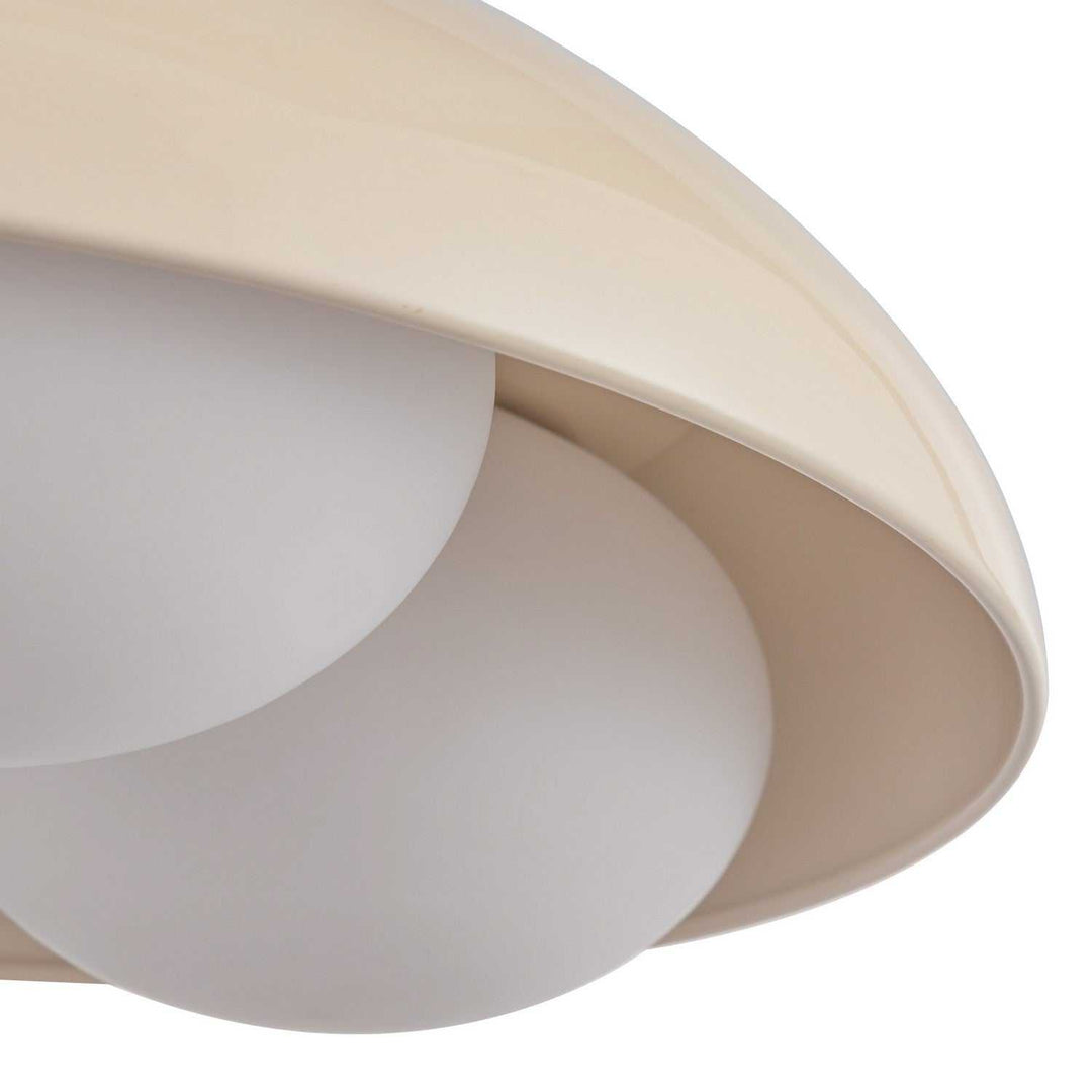 Alora Canada - FM495316PWOP - Three Light Flush Mount - Robyn - Pearl White/Opal Glass