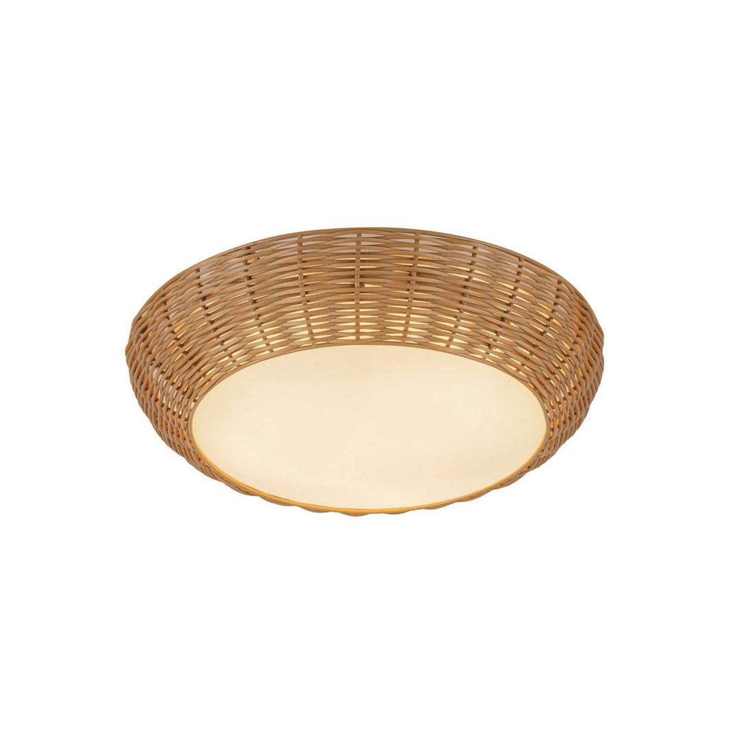 Alora Canada - FM511014RA - Two Light Flush Mount - Merida - Rattan