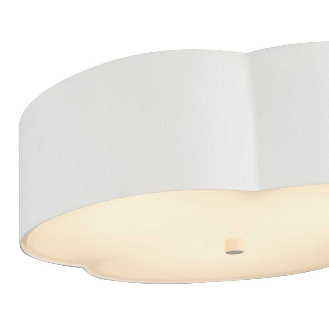 Alora Canada - FM566314AW - Three Light Flush Mount - Adella - Antique White