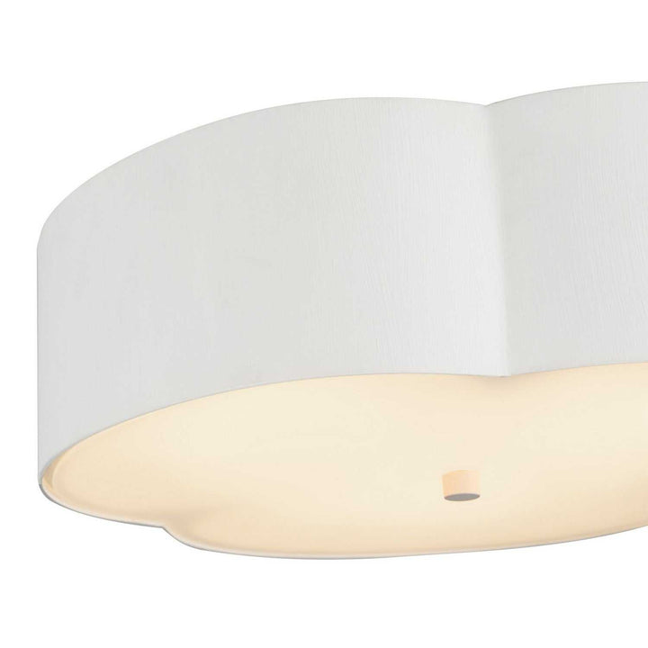 Alora Canada - FM566314AW - Three Light Flush Mount - Adella - Antique White