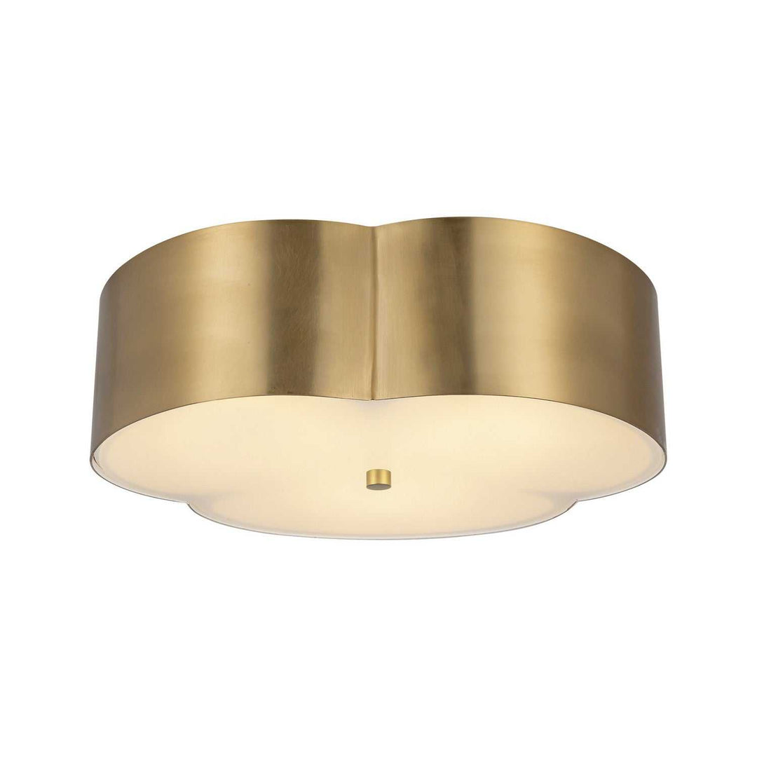 Alora Canada - FM566314BG - Three Light Flush Mount - Adella - Brushed Gold