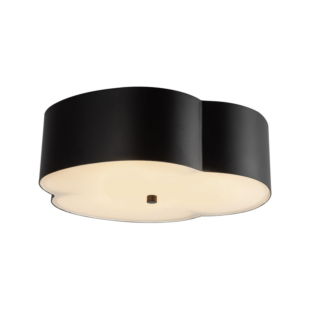 Alora Canada - FM566314MB - Three Light Flush Mount - Adella - Matte Black
