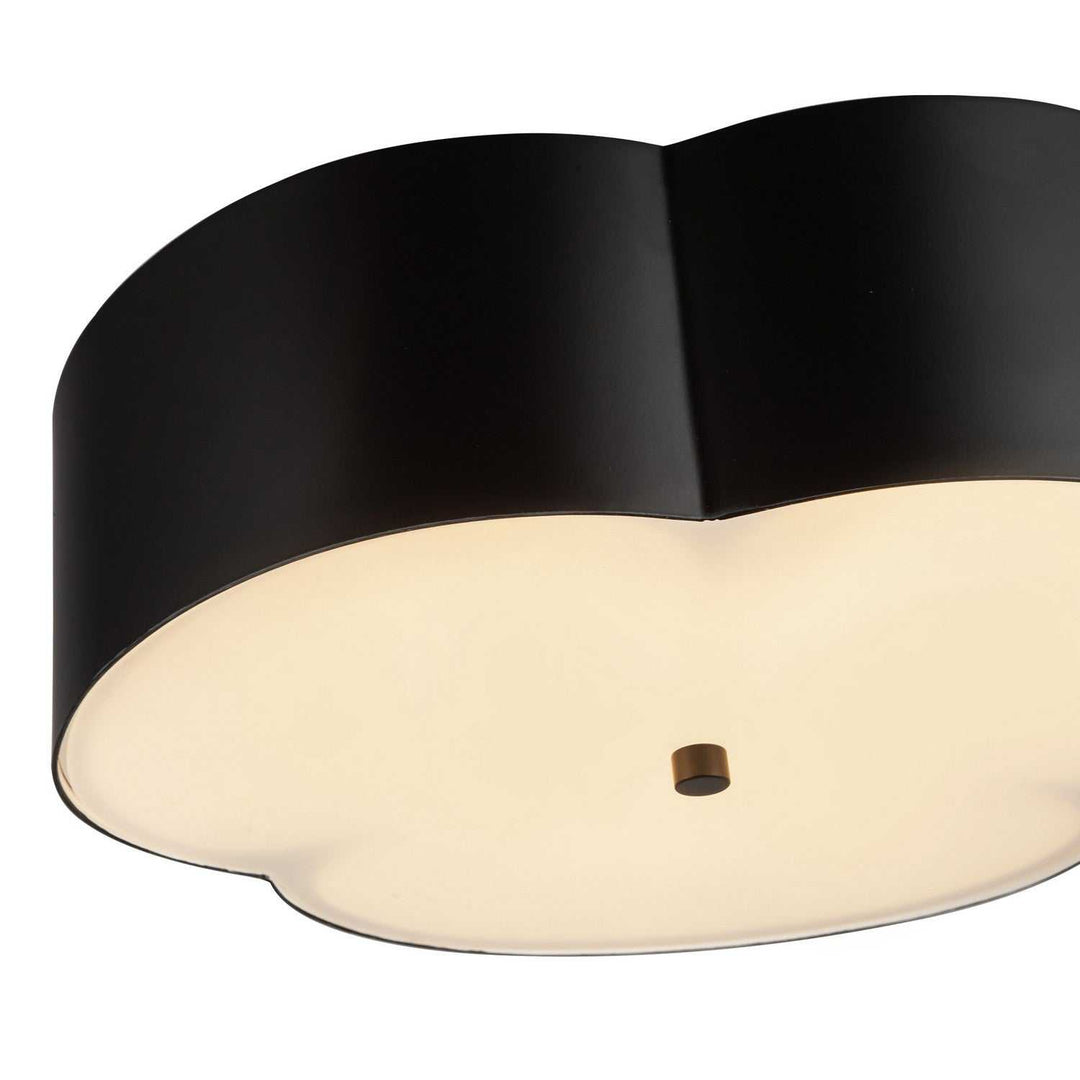 Alora Canada - FM566314MB - Three Light Flush Mount - Adella - Matte Black