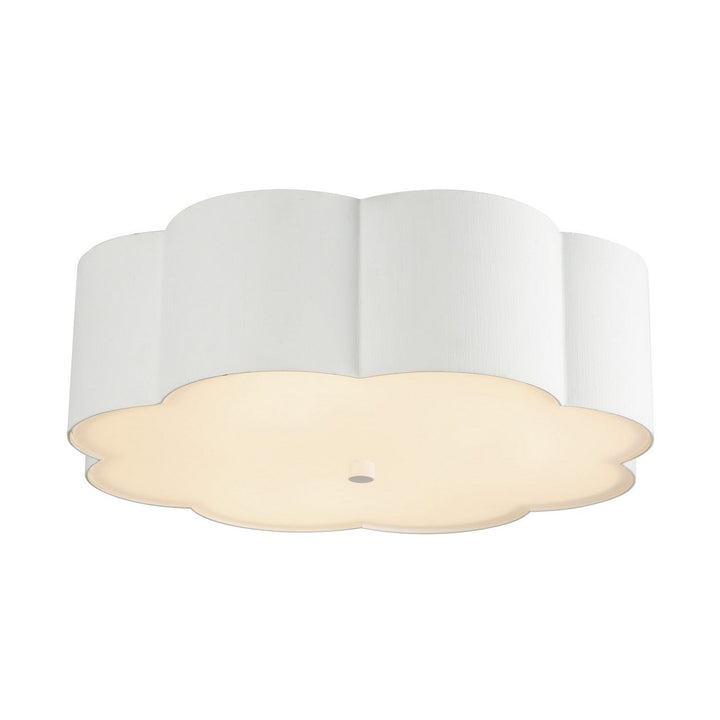 Alora Canada - FM603314AW - Three Light Flush Mount - Blossom - Antique White