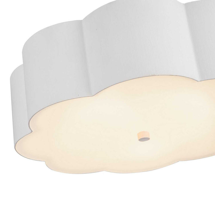 Alora Canada - FM603314AW - Three Light Flush Mount - Blossom - Antique White