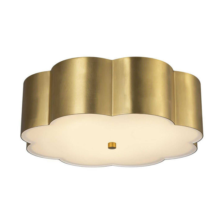 Alora Canada - FM603314BG - Three Light Flush Mount - Blossom - Brushed Gold