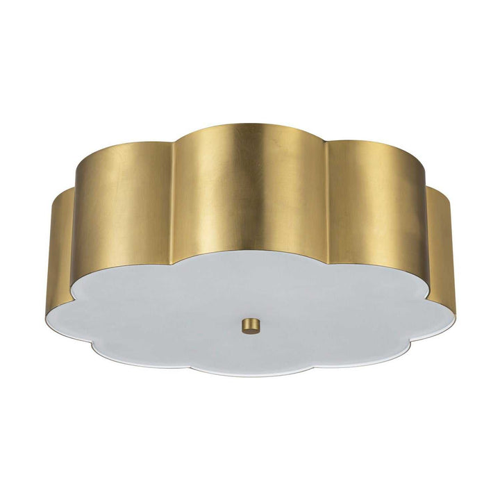 Alora Canada - FM603314BG - Three Light Flush Mount - Blossom - Brushed Gold