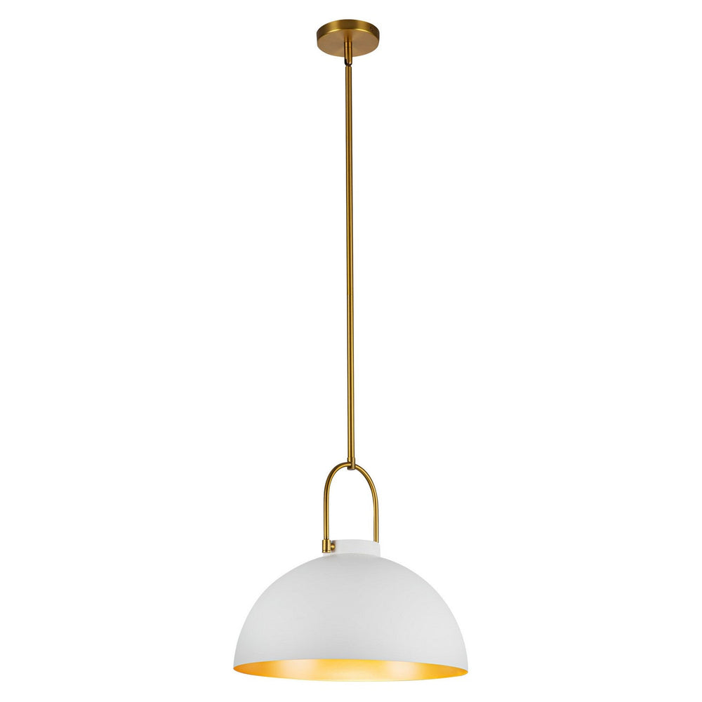 Alora Canada - PD504016WH - One Light Pendant - Harper - White