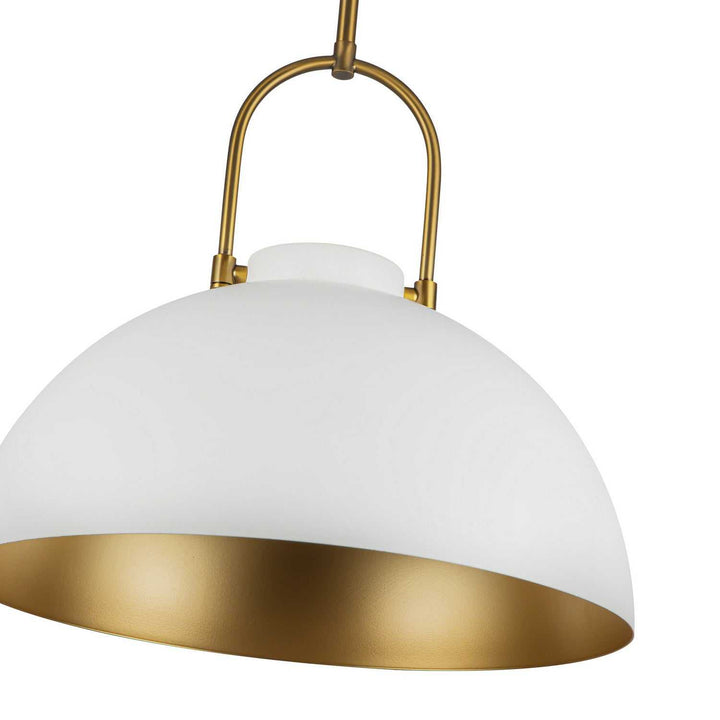 Alora Canada - PD504016WH - One Light Pendant - Harper - White