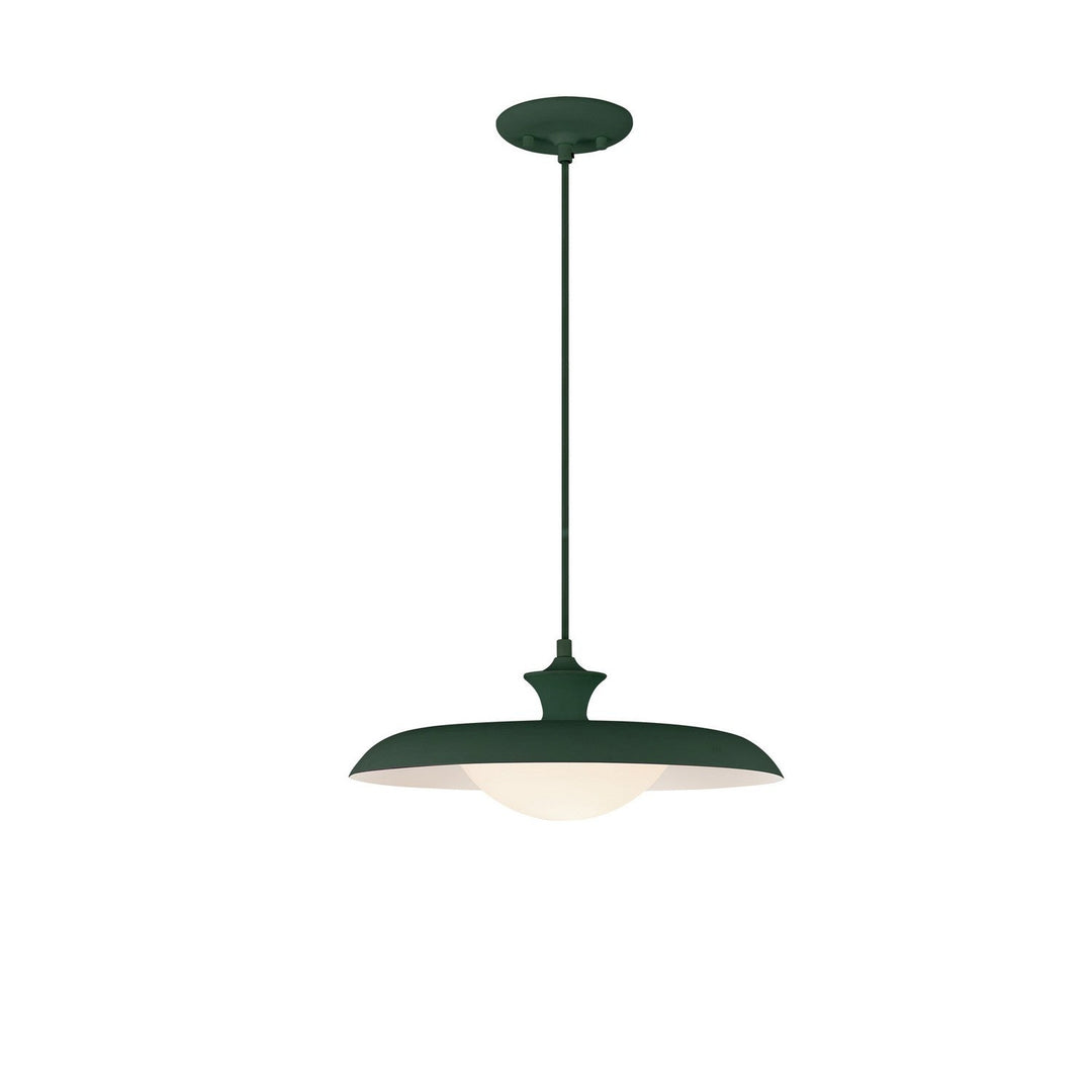 Alora Canada - PD557015PGN - One Light Pendant - Minori - Pine Green