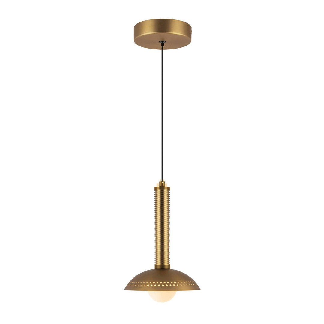 Alora Canada - PD616109BGOP-UNV - LED Pendant - Arden - Brushed Gold/Opal Glass
