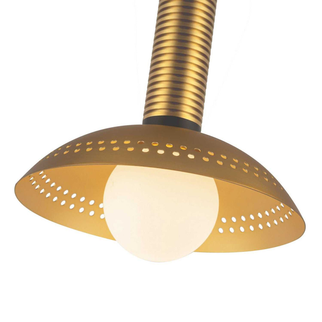 Alora Canada - PD616109BGOP-UNV - LED Pendant - Arden - Brushed Gold/Opal Glass
