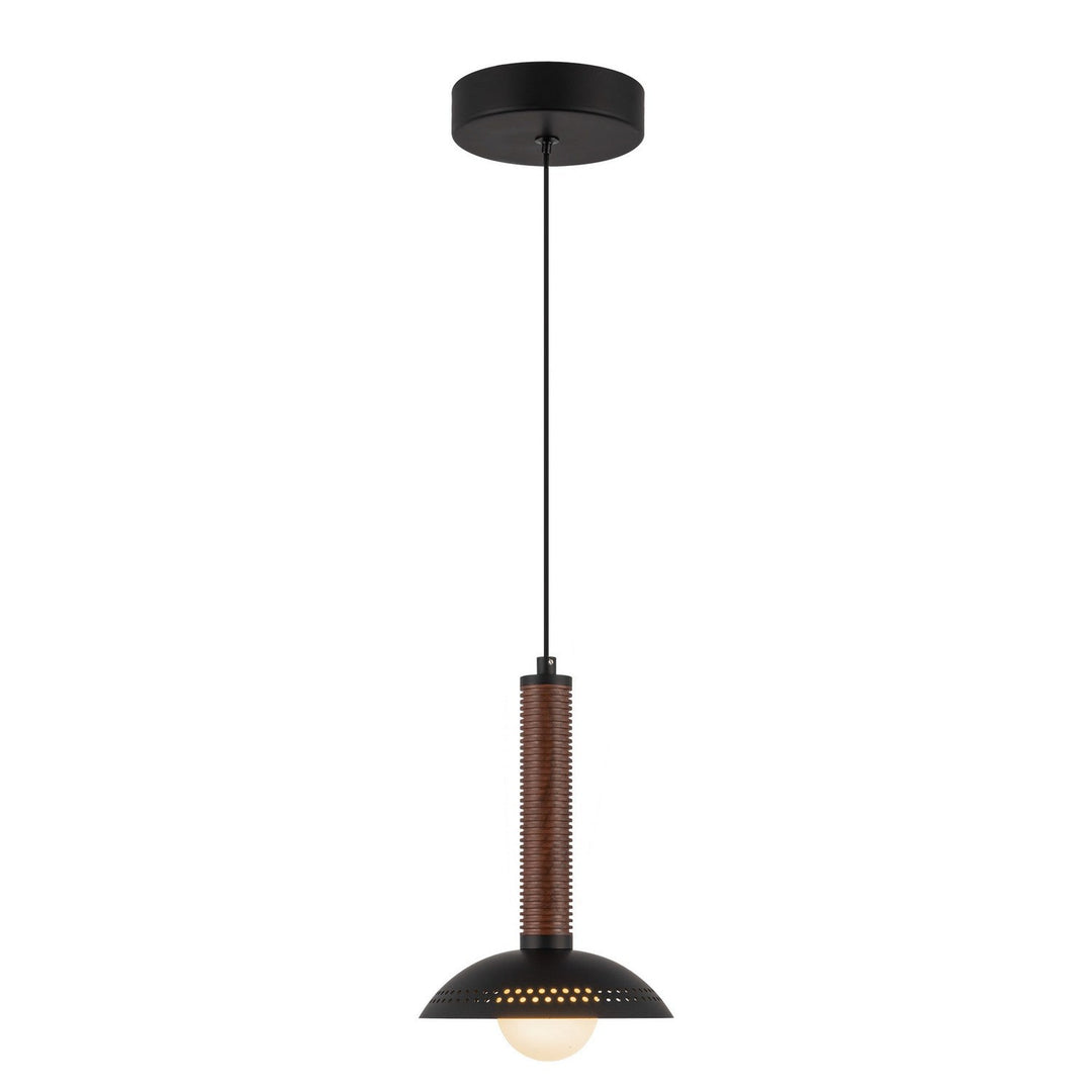 Alora Canada - PD616109MBOP-UNV - LED Pendant - Arden - Matte Black/Opal Glass