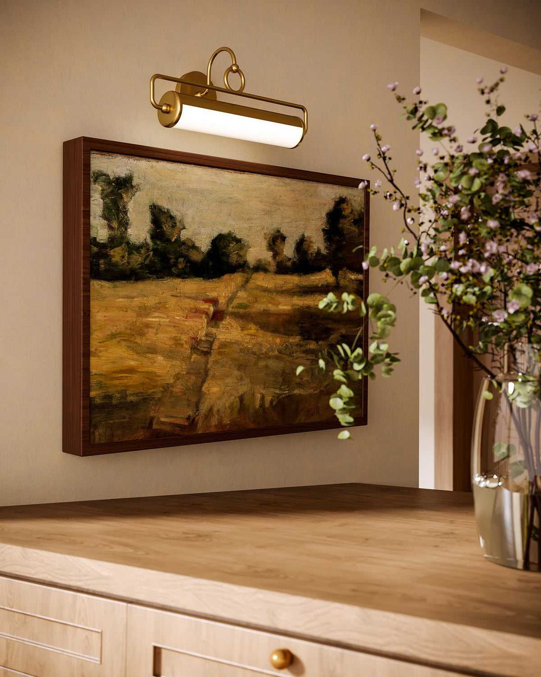 Alora Canada - PL447120BG - LED Wall/Picture Light - Ellen - Brushed Gold