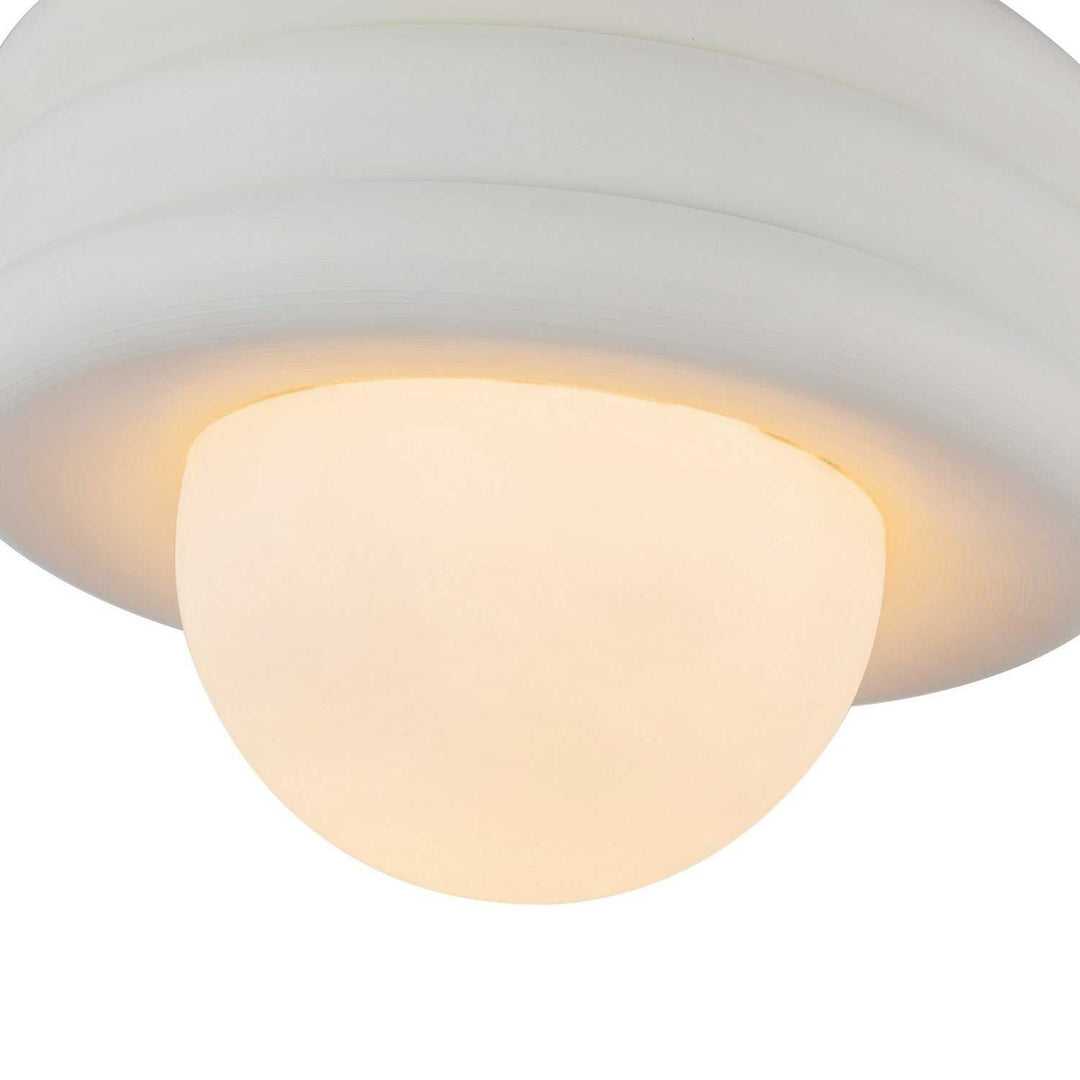 Alora Canada - SF426012AW - One Light Semi-Flush Mount - Harvey - Antique White