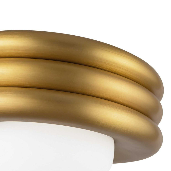 Alora Canada - SF426012BG - One Light Semi-Flush Mount - Harvey - Brushed Gold