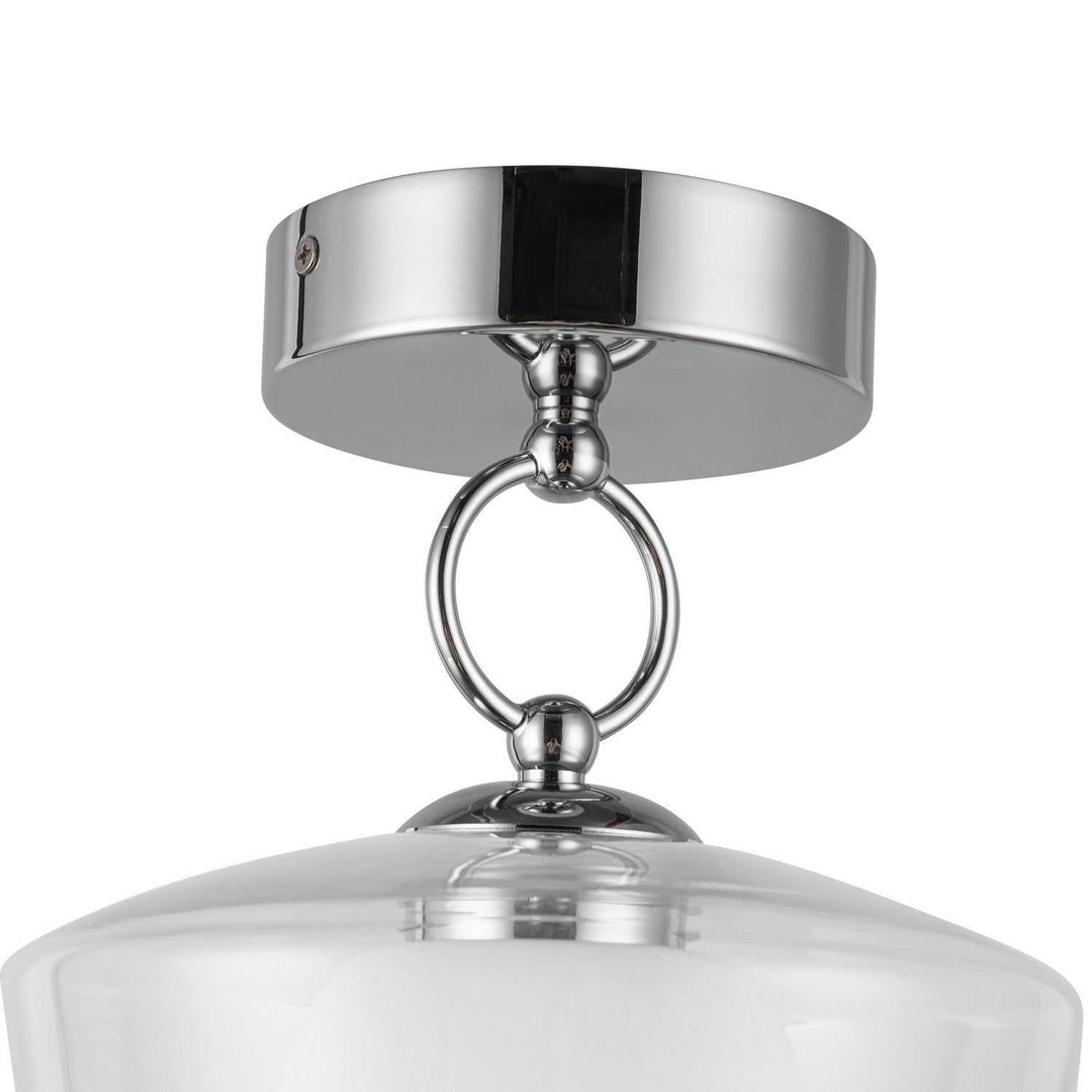 Alora Canada - SF443308CHCL-UNV - LED Semi Flush Mount - Leota - Chrome/Clear Glass