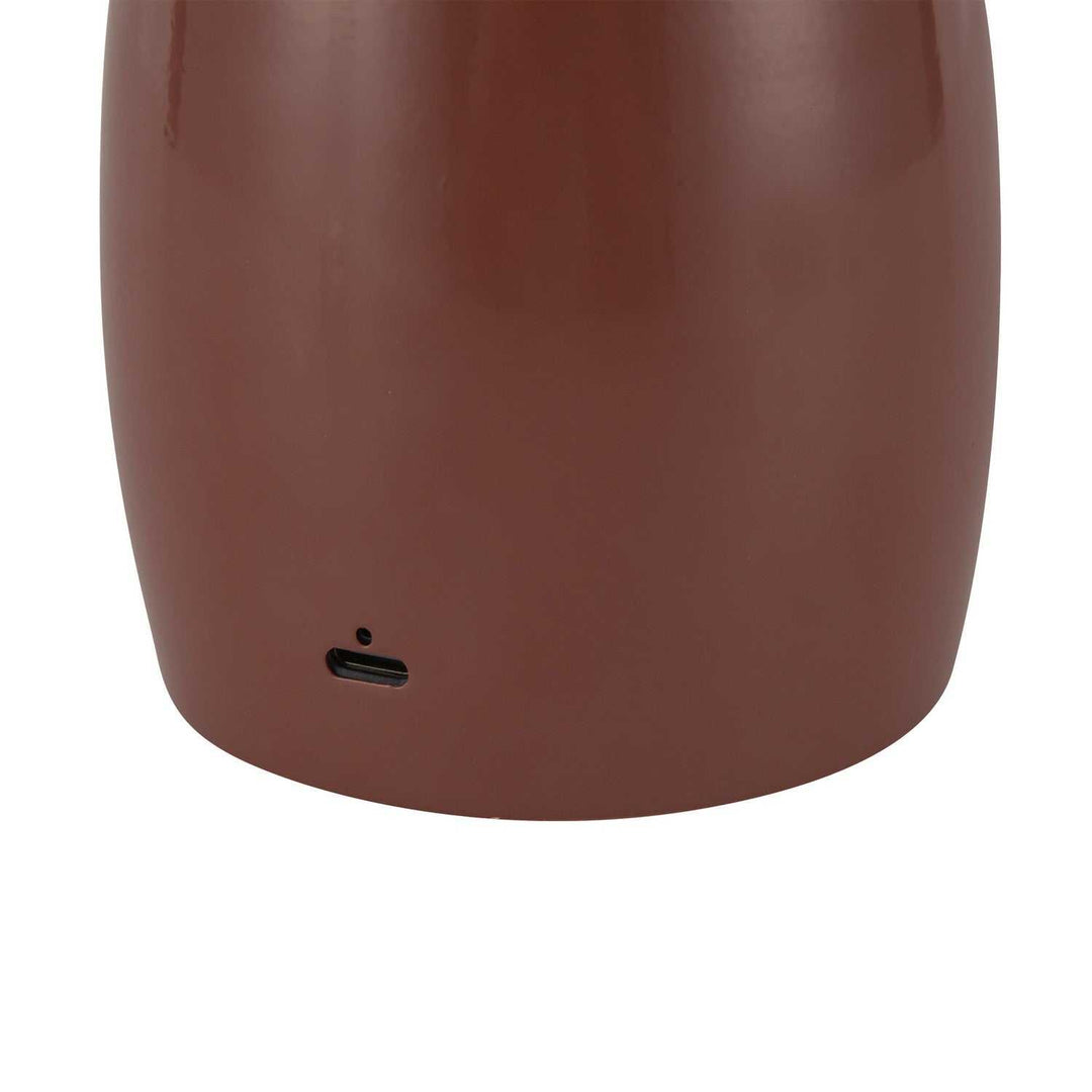 Poppy LED Table Lamp in Burgundy Alora Canada