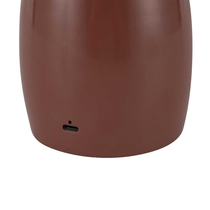 Poppy LED Table Lamp in Burgundy Alora Canada