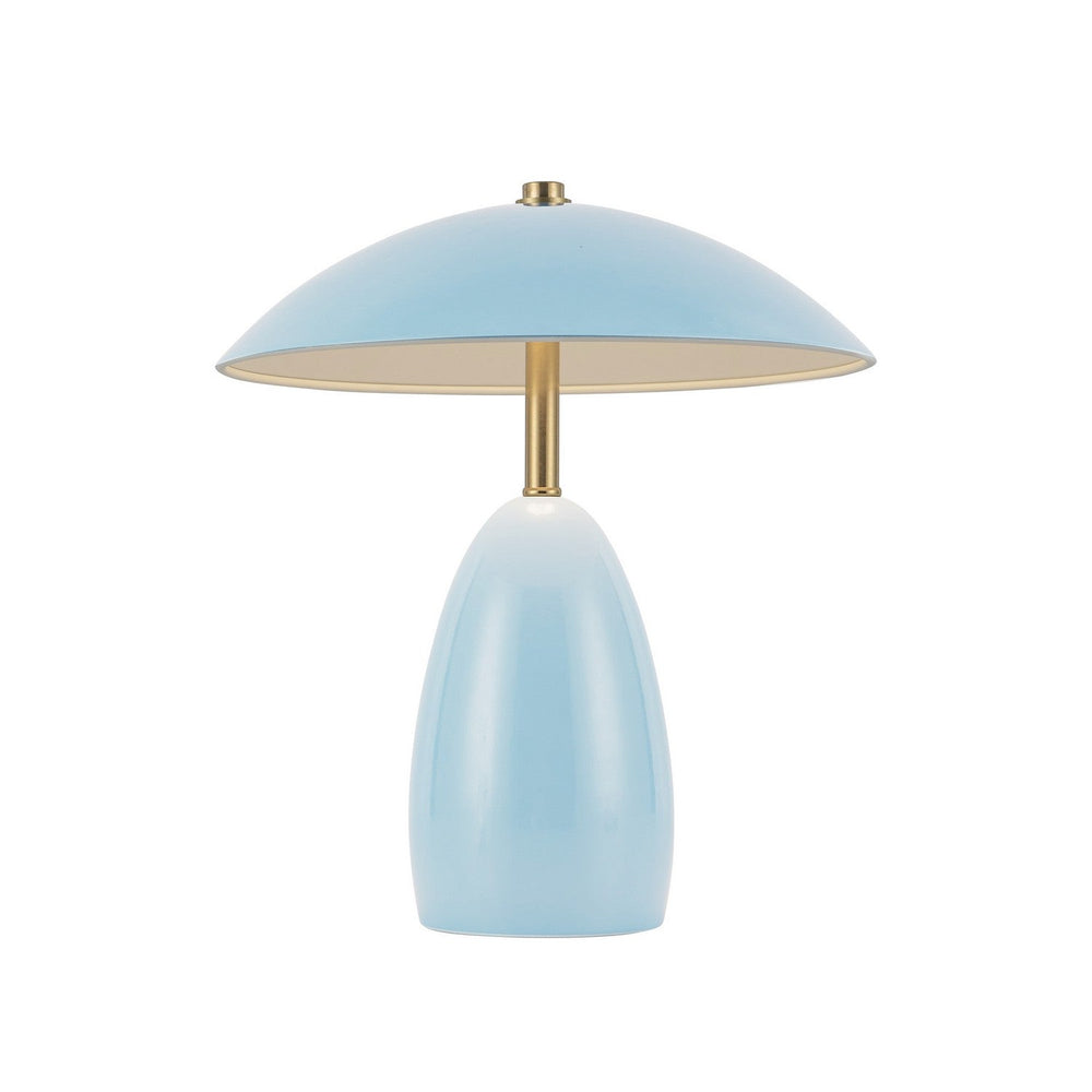 Poppy LED Table Lamp in Cerulean Alora Canada
