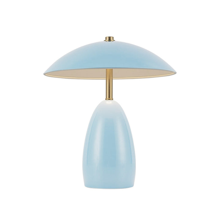 Poppy LED Table Lamp in Cerulean Alora Canada