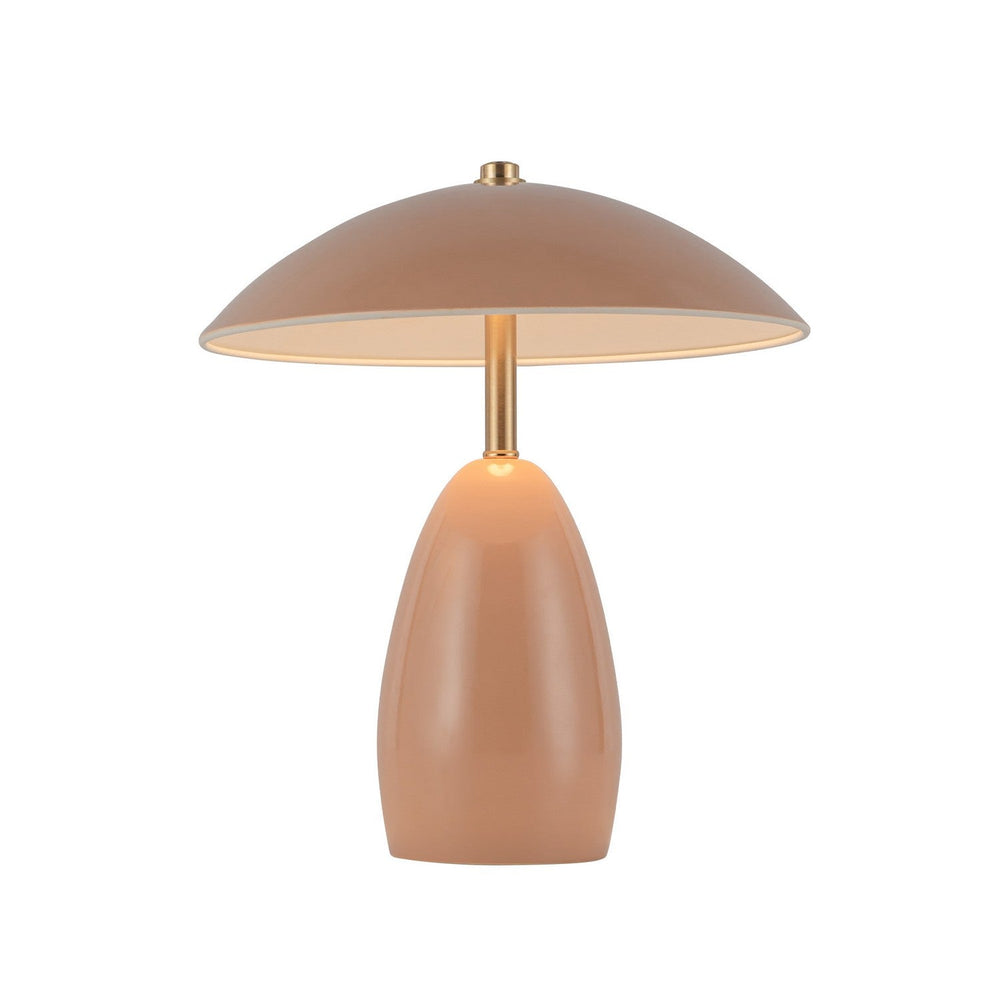 Poppy LED Table Lamp in Peach Alora Canada