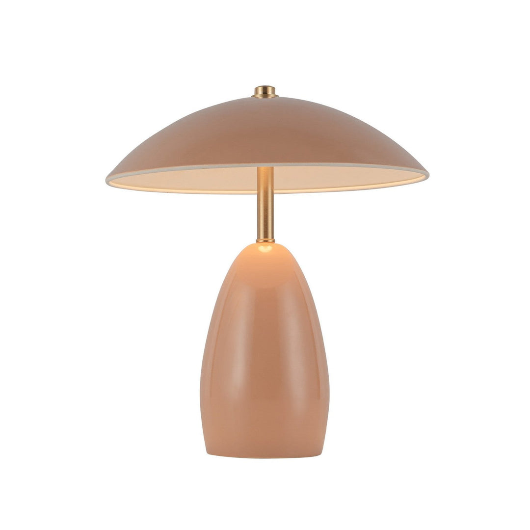 Poppy LED Table Lamp in Peach Alora Canada