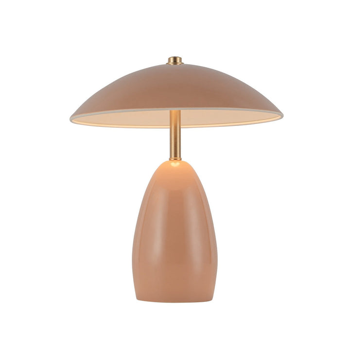 Poppy LED Table Lamp in Peach Alora Canada