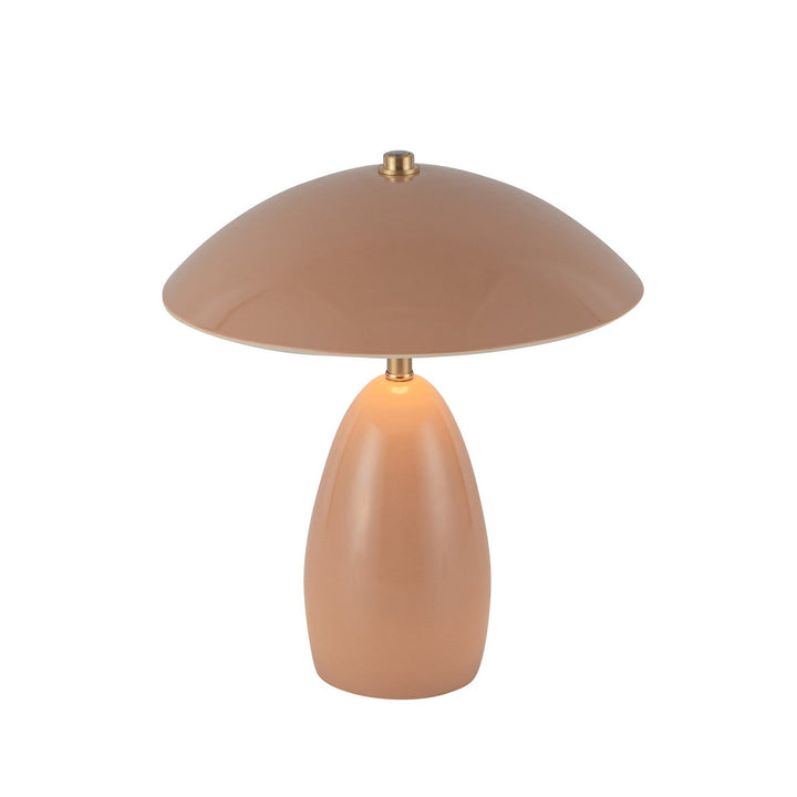 Poppy LED Table Lamp in Peach Alora Canada