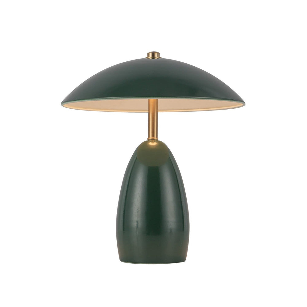 Poppy LED Table Lamp in Pine Green Alora Canada