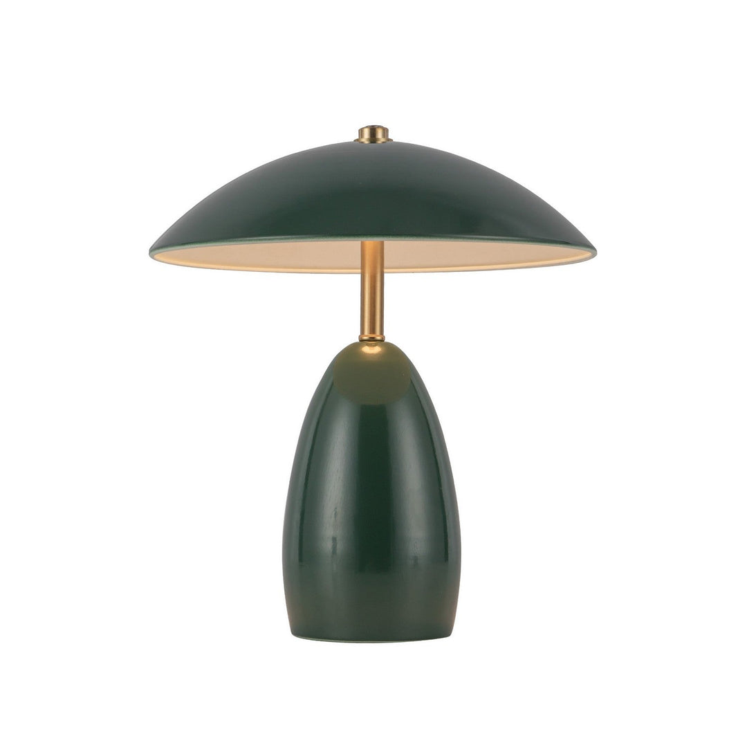Poppy LED Table Lamp in Pine Green Alora Canada