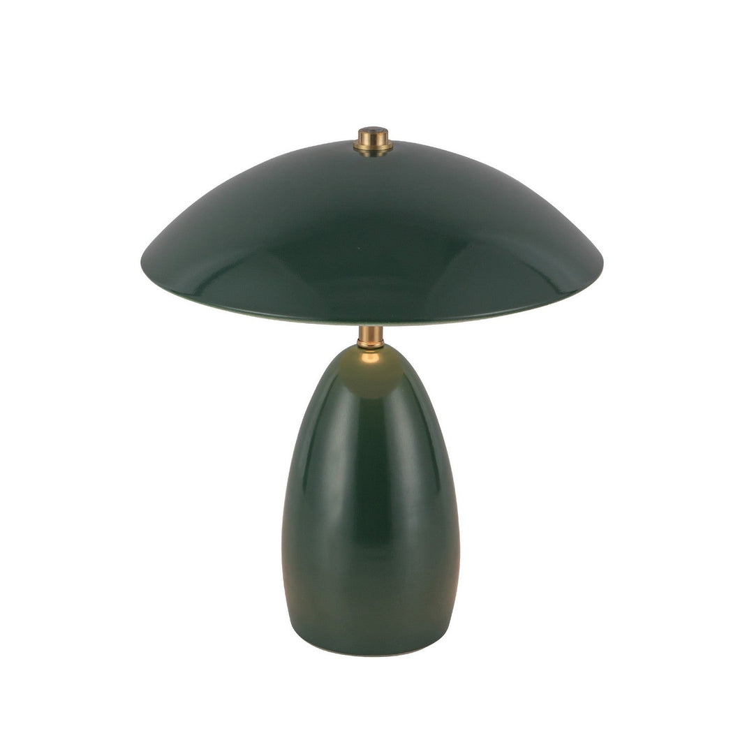 Poppy LED Table Lamp in Pine Green Alora Canada