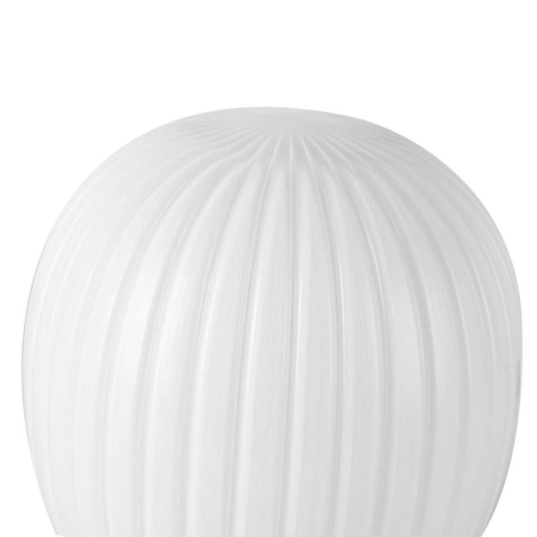 Alora Canada - TL579107MBGR - One Light Table Lamp - Cherise - Matte Black/Glossy Ribbed Opal Glass