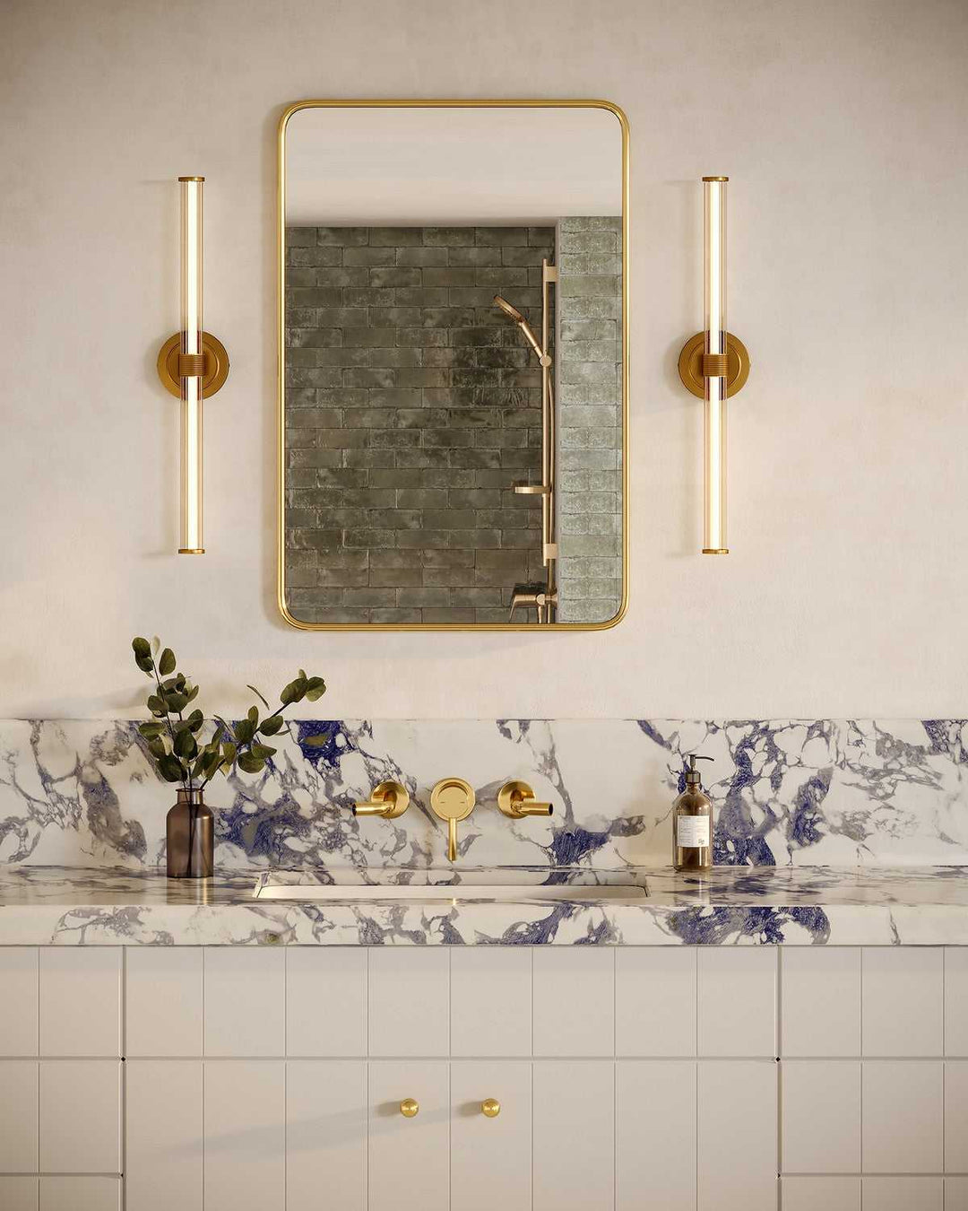 Alora Canada - WV509024BG-UNV - LED Wall/Vanity - Elsie - Brushed Gold