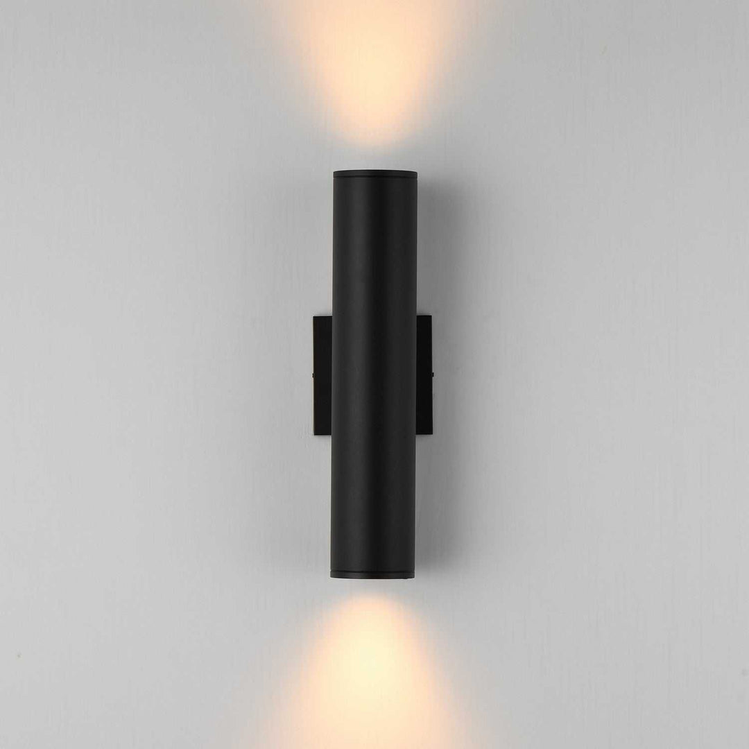 Caldera LED Outdoor Wall Sconce in Black Maxim