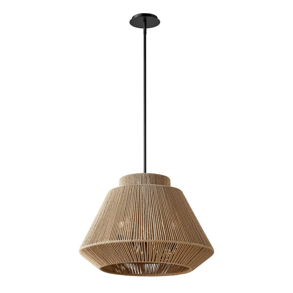 Eco Five Light Pendant in Matte Black Justice Designs