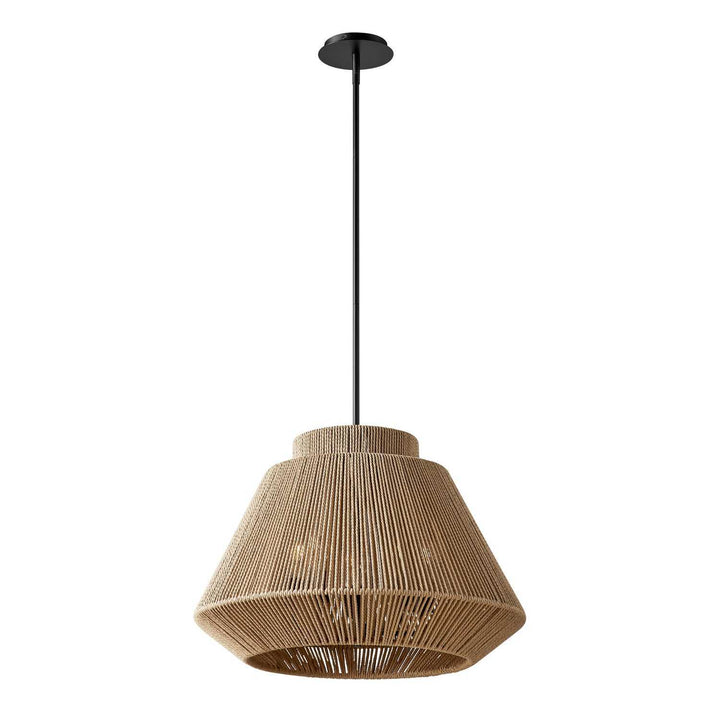 Eco Five Light Pendant in Matte Black Justice Designs
