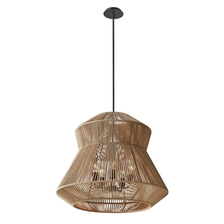 Eco Five Light Pendant in Matte Black Justice Designs
