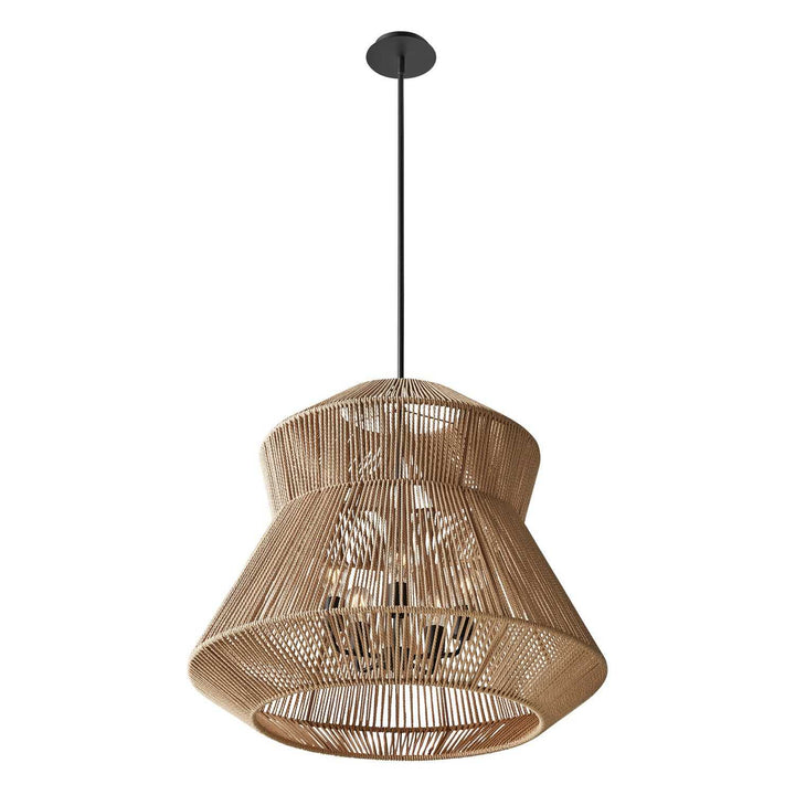 Eco Five Light Pendant in Matte Black Justice Designs