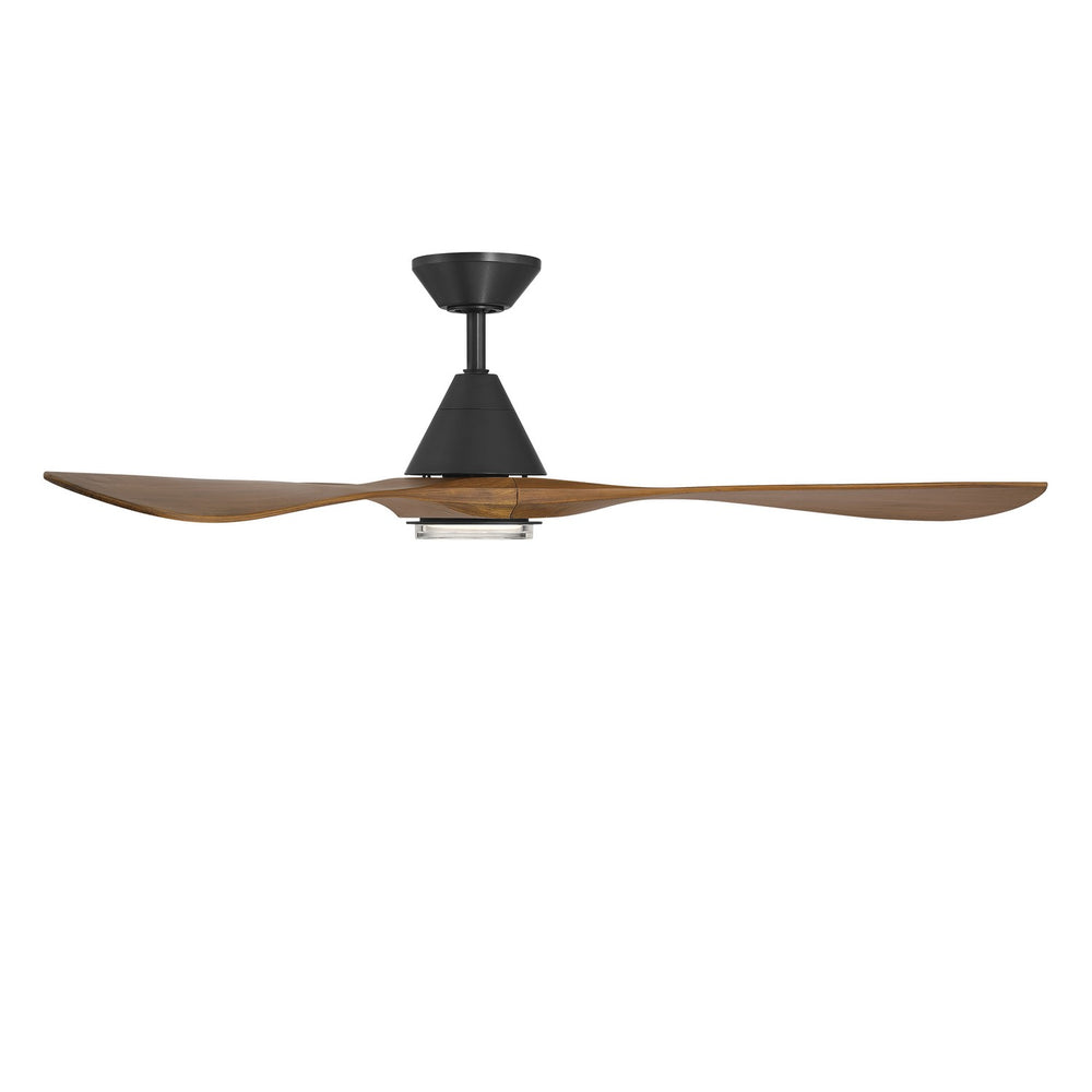 Modern Forms Fans Canada - FR-D2504-60L-MB/DK - 60"Ceiling Fan - Carve - Matte Black/Distressed Koa