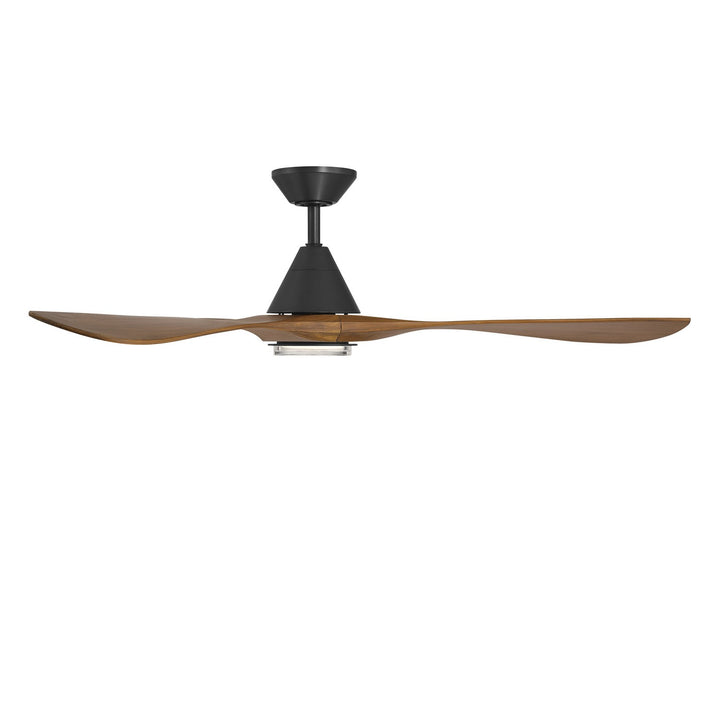 Modern Forms Fans Canada - FR-D2504-60L-MB/DK - 60"Ceiling Fan - Carve - Matte Black/Distressed Koa
