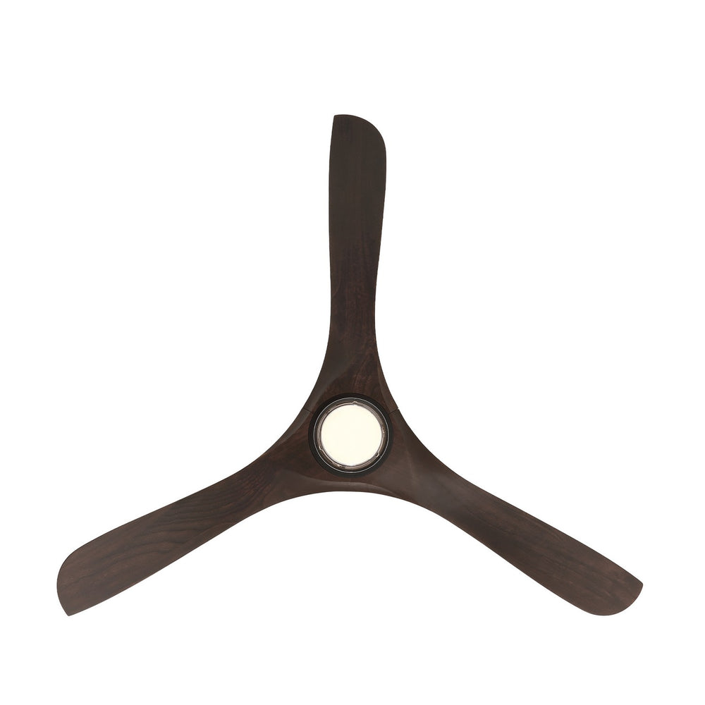 Modern Forms Fans Canada - FR-D2504-60L-MB/DW - 60"Ceiling Fan - Carve - Matte Black/Dark Walnut