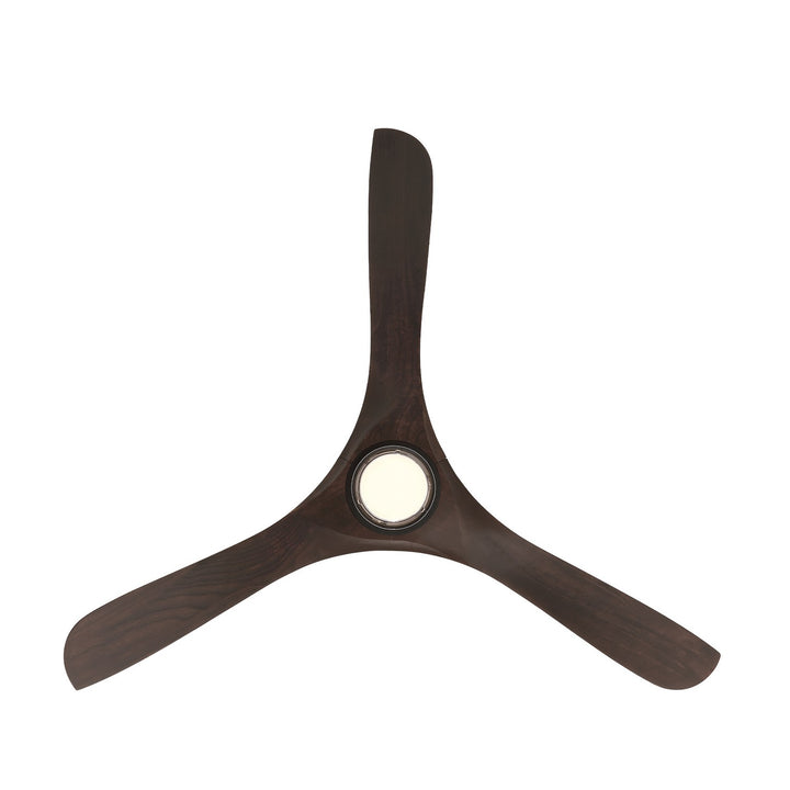 Modern Forms Fans Canada - FR-D2504-60L-MB/DW - 60"Ceiling Fan - Carve - Matte Black/Dark Walnut