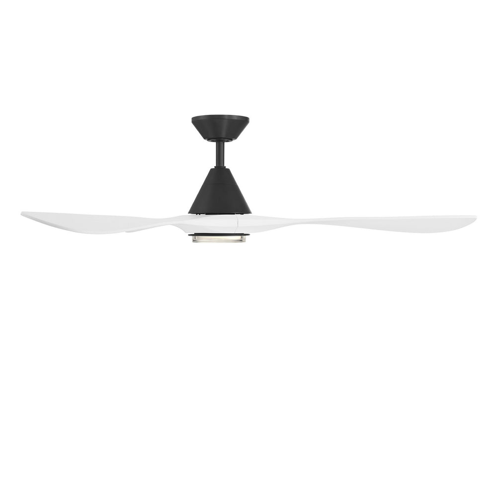 Modern Forms Fans Canada - FR-D2504-60L-MB/MW - 60"Ceiling Fan - Carve - Matte Black/Matte White