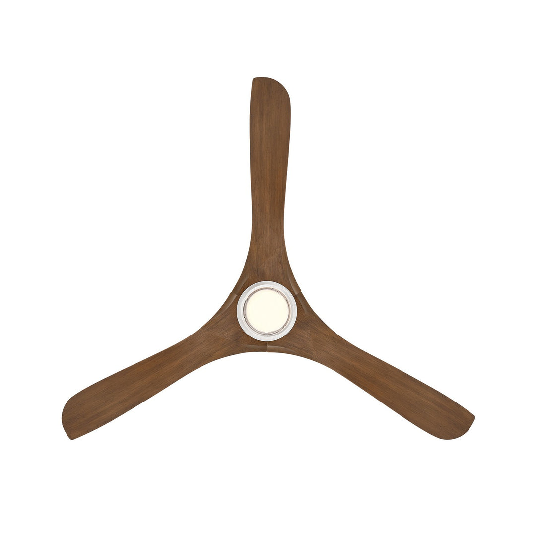 Modern Forms Fans Canada - FR-D2504-60L-MW/DK - 60"Ceiling Fan - Carve - Matte White/Distressed Koa