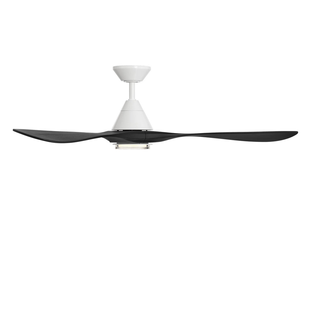 Modern Forms Fans Canada - FR-D2504-60L-MW/MB - 60"Ceiling Fan - Carve - Matte White/Matte Black