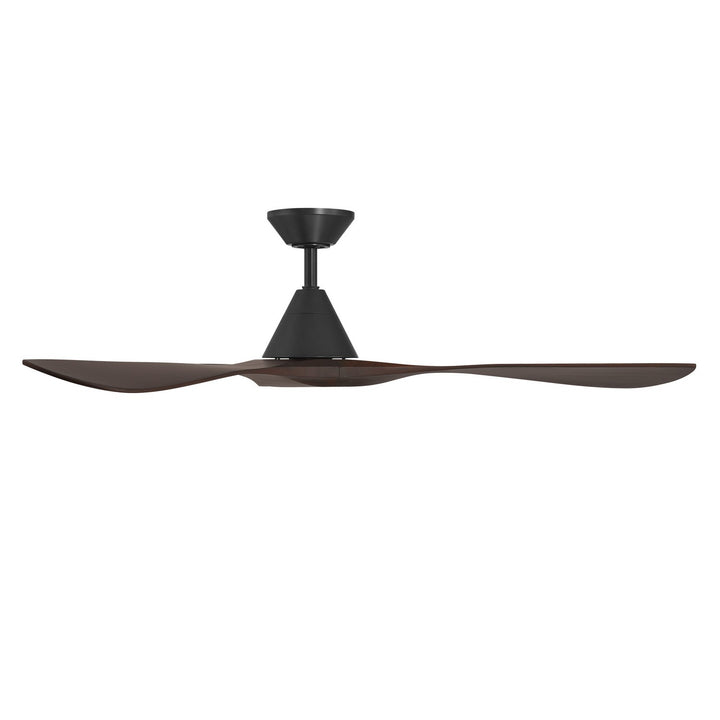 Modern Forms Fans Canada - FR-D2504-60-MB/DW - 60"Ceiling Fan - Carve - Matte Black/Dark Walnut