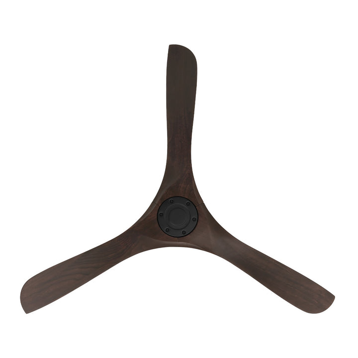 Modern Forms Fans Canada - FR-D2504-60-MB/DW - 60"Ceiling Fan - Carve - Matte Black/Dark Walnut