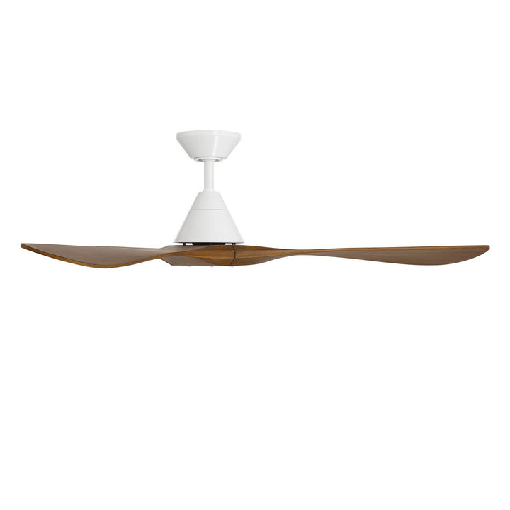 Modern Forms Fans Canada - FR-D2504-60-MW/DK - 60"Ceiling Fan - Carve - Matte White/Distressed Koa
