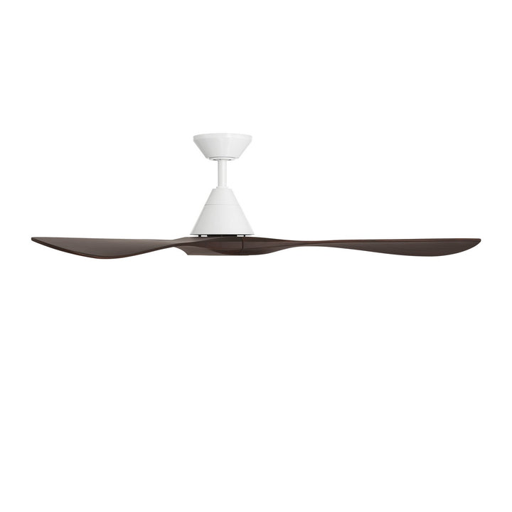 Modern Forms Fans Canada - FR-D2504-60-MW/DW - 60"Ceiling Fan - Carve - Matte White/Dark Walnut